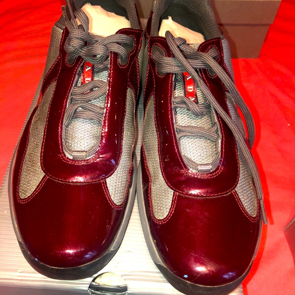 Prada Patent Leather Sneakers
